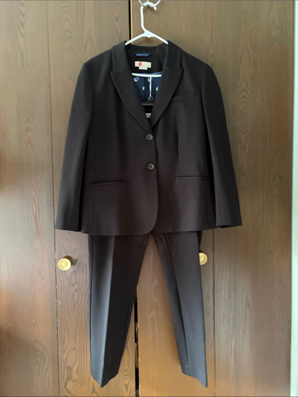 Boden Women’s Black Blazer and Trousers Set